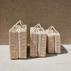 Maletas de mimbre hechas a mano para viaje, bolsos de viaje de lujo, elegantes, de alta calidad, hechas a mano, para la exportación desde Vietnam - Product Image 3