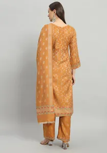 Safaa Winter Zainab Premium Acrowool Woven Unstitched Ladies <b>Dress</b> Material with Stole <b>woollen</b> suits <b>dress</b> material Winter Suits - Product Image 2