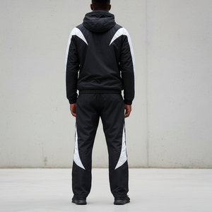 Fifth Gear International High Quality Windbreaker Tracksuit Quick Dry Eco-Friendly 100% Polyester Men's Athletic Apparel - Product Image 5