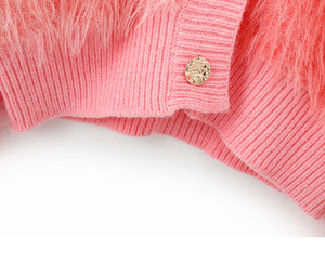 Crea tus propios suéteres de punto con logotipos personalizados de alta calidad, con cuello en V, para mujer, de lana/cachemira, anti-pilling y antiarrugas, para otoño. - Product Image 2