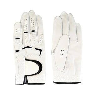 Latest Design High Quality Durable Genuine Leather Golf Gloves Waterproof Flexible Use Right Left Handed Golfer Sports Gloves - Product Image 5