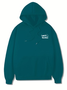 Modern Unisex Graphic Printed Hoodie Cotton Fleece Sweatshirt for <b>Men</b> Women Youth Fashion - Product Image 1