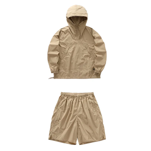 Ensemble de survêtement tendance pour homme, coupe-vent en nylon personnalisé, avec veste et short, 2 pièces - Product Image 2