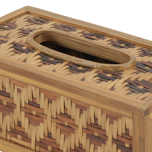 Cubierta para Caja de Pañuelos de Bambú Hecha a Mano, Ecológica, Tejida, Biodegradable y Sostenible para Hogar, Oficina y Hotel - Product Image 5