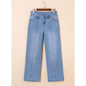 Premium <b>Women</b>’s Acid Wash Denim Jeans High Quality Fashion Casual Stretch Jeans Trendy Streetwear Wholesale <b>Clothing</b> Supplier - Product Image 2