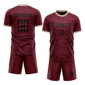 Ensembles de football de qualité supérieure, maillots de sport imprimés à séchage rapide, logo personnalisé, nom de l'équipe, numéro du joueur, tenue de football, uniformes de club - Product Image 4
