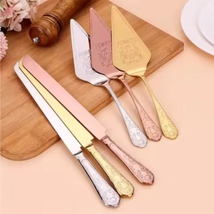 Vintage Dessert <b>Cutter</b> Set Metal <b>Cake</b> Knife and Server Stainless Steel <b>Cake</b> <b>Cutter</b> Serving Set - Product Image 3