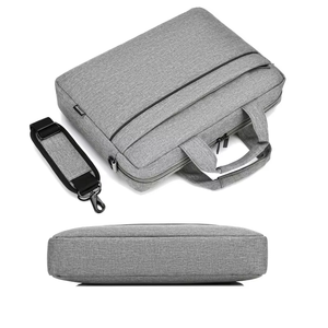 Sac de transport pour ordinateur portable en tissu Oxford robuste avec design imperméable pour hommes et femmes, idéal pour le travail, les voyages, les affaires, l'université, protection renforcée pour ordinateur portable - Product Image 3