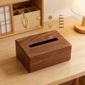 Luxury Wooden Tissue <b>Box</b> Cover Decorative Tissue Holder Perfect For <b>Vanity</b> Countertop Coffee Table And Bedroom Use From India - Product Image 2