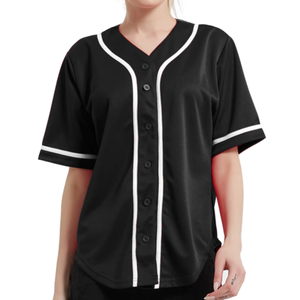 Premium Quality Women's Red <b>Baseball</b> Jersey Shirt Button Down Blank Softball Jersey's Short Sleeve Sports Women Shirts Tops - Product Image 3