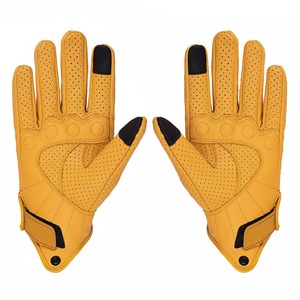Guantes Mecánicos de Cuero de Alta Calidad, con Pantalla Táctil, Antideslizantes, Impermeables, de Dedo Completo, Ligeros y Transpirables, para Seguridad Laboral - Product Image 3