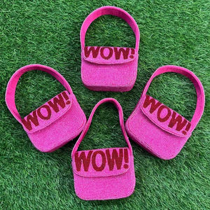 Bolso de mano tribal hecho a mano con cuentas y lentejuelas, cartera bordada personalizada, bolso de lujo para fiesta de noche, boda, venta al por mayor para mujeres y niñas - Product Image 1