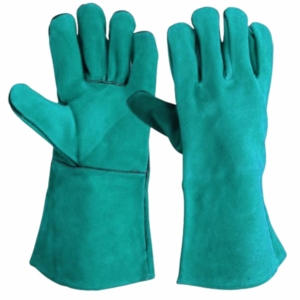 Gants de sécurité en cuir de vachette pleine fleur haute performance, excellente résistance à la chaleur et aux étincelles, robustes pour la construction et la lutte contre les incendies - Product Image 2