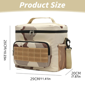 Sac de pêche étanche personnalisé OEM/ODM, sac de taille multifonctionnel NAHEED SPORTS unisexe haute capacité avec fermeture éclair - Product Image 2