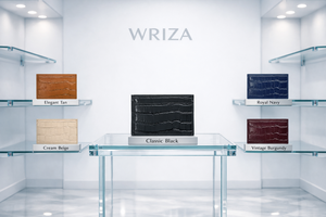 Wriza Mens Slim PU Leather <b>Wallet</b> Custom Logo Multi <b>Card</b> Case Stylish Pattern Document <b>Holder</b> Lightweight Designer <b>Wallet</b> - Product Image 6