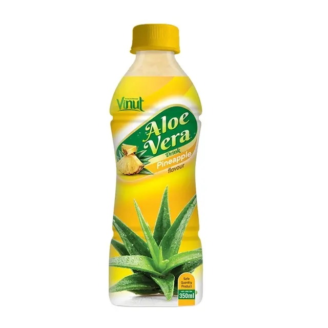 Bebida de Aloe Vera con sabor a piña, 350ml