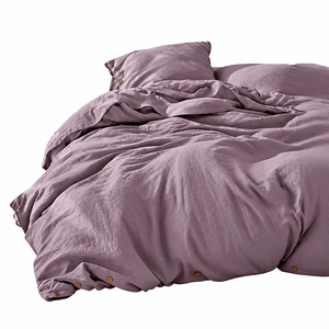 Elegante Juego de Sábanas de Algodón Tamaño Queen con Tela Suave y Fundas de Almohada a Juego - Product Image 2
