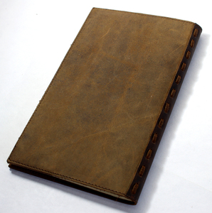 Cameron Exports Custom Printing A4 A5 Hard Bound Leather <b>Journals</b> Dotted <b>Blank</b> Paper Notebooks Back Pocket Gold Silver Diaries - Product Image 4