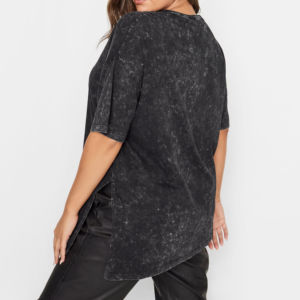 Camiseta Oversize 100% Algodón Transpirable, de Gramaje Pesado, con Hombro Caído, para Mujer y Hombre, con Lavado a la Piedra, Vintage y Ácido, Venta al por Mayor - Product Image 4