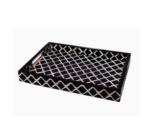 Bandeja de resina de diseño de alta calidad, bandeja de MDF, bandeja decorativa, bandeja para servir para cocina y eventos a un precio mayorista muy bajo. - Product Image 1