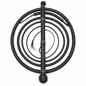 Látigos de Cuero Artesanales, Ideales para Exhibición Decorativa y Colección, Diseño de Cuero Trenzado Premium, Hechos a Mano, Tradicionales - Product Image 5