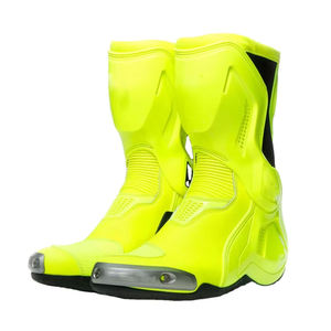 Genuine Leather Motorbike Shoes Racing Jersey OEM Service Comfortable Quick Dry Motorbike <b>Boots</b> Top Quality Made in Pakistan - Product Image 3