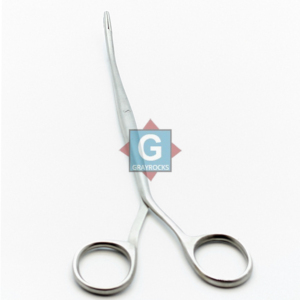 Pinzas para Cálculos Renales Randall de Primera Calidad, 23 cm, Curvatura de Tres Cuartos, Instrumentos Quirúrgicos de Urología - Product Image 1