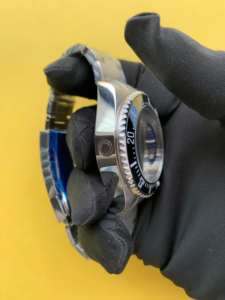 BOJ Plain R.O.L.E.X.37 41MM Stylish <b>Black</b> Dial Stainless Steel Mechanical Automatic Analog Wrist <b>Watch</b> For Men Low Price Hot - Product Image 2