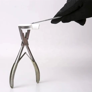 Herramientas para extensiones de cabello con pinzas para aplicar cinta adhesiva, abridor de microanillos y gancho de bucle, herramienta de acero inoxidable para instalación y extracción - Product Image 6