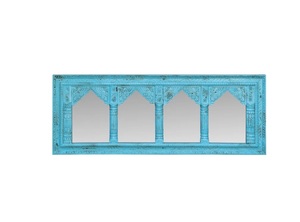 Designer <b>Large</b> Wall <b>Mirror</b> for Home Interiors Refined Architectural Reflection with Contemporary Boho Elegance - Product Image 2