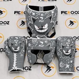 Ensemble d'équipement d'entraînement sportif pour enfants avec protège-tête, gants et protection corporelle pour les sports - Product Image 6