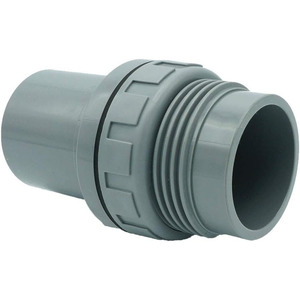 คันไซกะโกะ ชุดอุปกรณ์ต่อท่อแบบเรียบ ชนิดผนังตรง PVC แบบทะลุผนัง พร้อมเกลียว 40A ซ็อกเก็ตพร้อมน็อต ไม่รวมปะเก็น รุ่น KJ-020-040 - Product Image 1