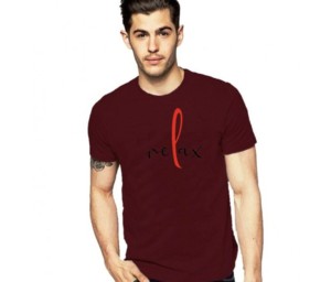 Camiseta de Manga Corta Azul Rey para Hombre con Estampado de la Letra "Conqueror", Corte Regular, Cuello Redondo, Algodón Jersey, Estilo Casual - Product Image 3
