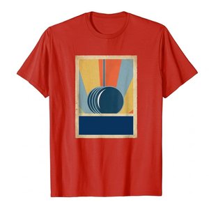 Nuevas llegadas: Camisetas rojas de alta calidad para hombre con logo personalizado, para moda urbana de verano, transpirables, para usar como prenda exterior, con cuello redondo. - Product Image 1