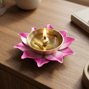 AG Elements - Portavelas Decorativo de Latón Rosa Hecho a Mano, Mini Portavelas de 3 Pulgadas para Decoración del Hogar, Bodas, Spa e Iluminación Ambiental - Product Image 3