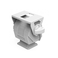 Caméra PTZ numérique JEC Iprotect Mini avec fonction de panoramique, d'inclinaison et de zoom, protection IP66, alliage d'aluminium, moniteur