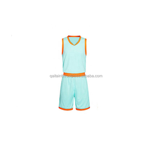 100% Polyester Basketball Wear Ensemble d'uniformes de basket-ball réversibles à séchage rapide Maillot de basket-ball respirant Uniformes personnalisés - Product Image 2