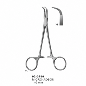 Pinzas Micro Adson de 140 mm |   Instrumentos de Acero Inoxidable de Primera Calidad - Product Image 2