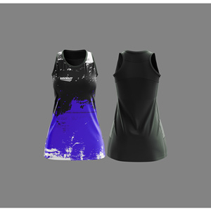 Uniforme de Equipo de Netball Hecho a Medida |   Uniforme de Netball Sublimado con Logotipo, Nombre y Número del Equipo |   Poliéster Transpirable - Product Image 2