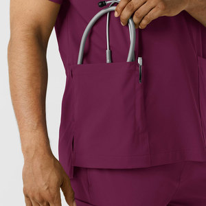 Uniformes Médicos Personalizados para Enfermería, Color Morado, Conjuntos de Uniformes Médicos para Hombres - Product Image 3