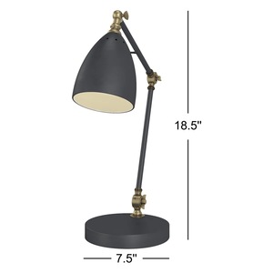 Lámpara de Mesa Moderna de Lujo en Latón con Pantalla de Tela, Elegante Iluminación Decorativa para Dormitorio y Sala de Estar - Product Image 3