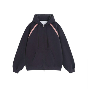 Custom Everyday <b>Zip</b> Hoodie Men Premium Fleece Hoodie OEM Production for Clothing Companies - Product Image 2