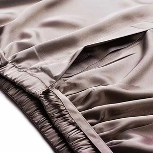 Pantalones Cortos de Satén Brillante para Hombre, Hechos a Medida, de Alta Calidad, Color Gris Metálico, Ropa de Salón Elegante, Hechos en Pakistán, Venta al Por Mayor OEM - Product Image 3