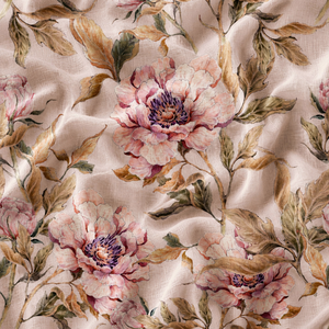 Organic Eco-Friendly Floral Printed Poplin Cotton Fabric Medium <b>Weight</b> Woven Breathable Soft Cloth for <b>Curtains</b> Bedding Home - Product Image 2