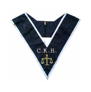 Collar Masónico de Lujo Premier Grand Juge de 30 Grados, Collar Ceremonial del Rito Escocés, Collar Masónico Ceremonial - Product Image 1