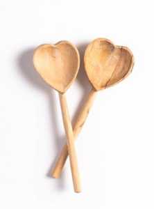 Juego de Cucharas de Madera Hechas a Mano, Forma Ovalada, Pulimentadas, Rústicas, Naturales, Duraderas, Utensilios de Cocina para Uso Doméstico - Product Image 3