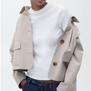 Camiseta de Algodón Orgánico de Bambú con Certificación GOTS para Mujer, Opciones de Manga Larga y Media Manga, para Chicas y Tallas Grandes - Product Image 2