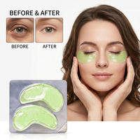 Patchs pour les yeux à l'aloe vera, à l'acide hyaluronique et au collagène, à base de plantes, pour les cernes, hydratants, raffermissants, anti-rides, soin des peaux sensibles