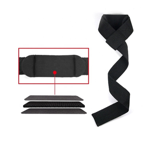 Correa de Levantamiento de Pesas de Algodón, Ajustable, Antideslizante, Personalizada, para Hombres y Mujeres, con Agarre Acolchado, Soporte para Entrenamiento, Gimnasio, Ejercicio - Product Image 1