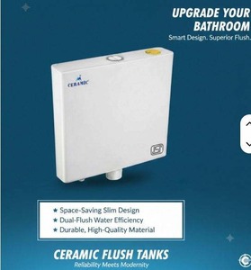 Tanque de Inodoro de Plástico Antifugas con Doble Descarga, Cisterna de Baño con Ahorro de Agua, Tanque de Inodoro WC - Product Image 4